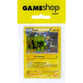 Pokemon Luxio carta foil in busta appendibile