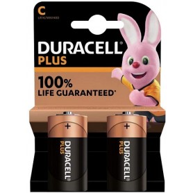 Batterie Duracell Plus C Mezza-Torcia Alcaline da 2PZ 1.5V LR14