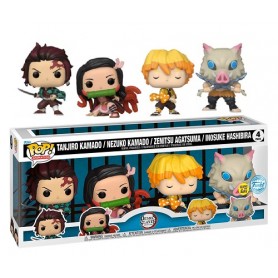 Funko Pop! 4 - Demon Slayer- 4Pack