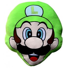 Cuscino Super Mario Luigi Happy Face 3D