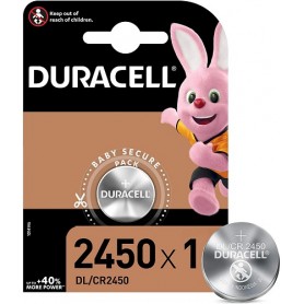 Duracell - 2450 - Batteria Bottone al litio CR2450 3V