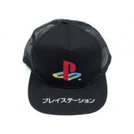 Cap Playstation Katakana Logo Black 52cm