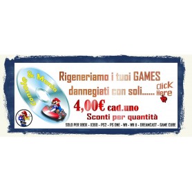 RIGENERA GAMES CD E DVD PER 1 PZ