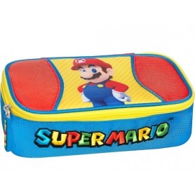 Astuccio ovale scuola - Super Mario
