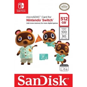 SanDisk 512GB MicroSD Nintendo Switch