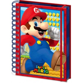 Agenda A5 3D Super Mario