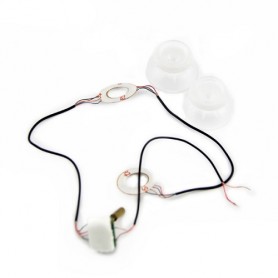 Mod con 2 stick analogici clear e circuito di illumi.LED pad PS4,PS4 V2,XONE
