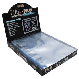 ULTRA PRO Platinum Series pagina con 3 fori,2 tasche grandi (1pz)