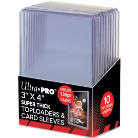 ULTRA PRO: Set Toploader Super Thick + Bustine Morbide 10pz