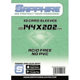 SAPPHIRE Bustine Protettive 144x202mm Mint 50pz