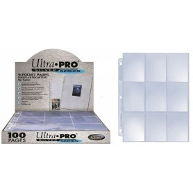 Ultra Pro: Foglio Trasparente 9 Tasche Silver 1pz