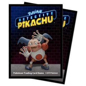 Proteggi carte standard pacchetto da 65 bustine Detective Pikachu - Mr. Mime