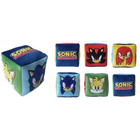 Peluche: Cubo Sonic The Hedgehog 25x25cm