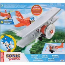 Sonic the Hedgehog Biplano Tornado con Personaggio (OFFERTA)