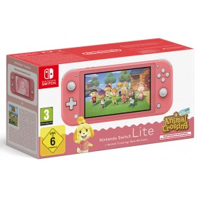 Nintendo Console Switch Lite Corallo + Animal Crossing New Horizons