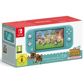 Nintendo Console Switch Lite Turchese + Animal Crossing New Horizons