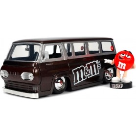 Jada Toys: Ford Usa Econoline Minibus M&M's Scala 1:24